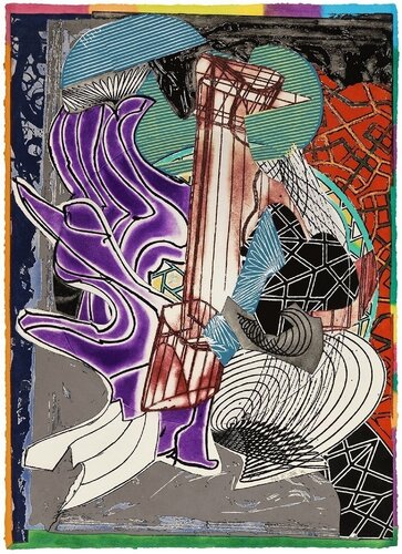 The Fossil Whale (Dome) Moby Dick Series van Frank Stella, Afdruk te koop op Singulart