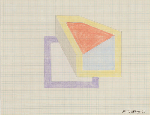 Untitled van Frank Stella, Werk op papier te koop op Singulart