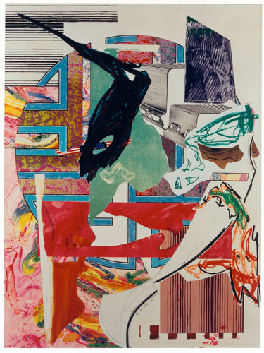 The Quarter-Deck: The Waves II van Frank Stella, Afdruk te koop op Singulart