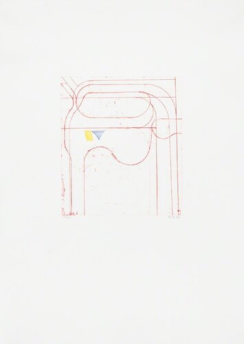 Construct (Red) van Frank Stella, Afdruk te koop op Singulart