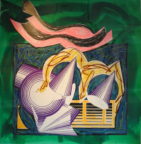 One Small Goat Papa Bought for Two Zuzim van Frank Stella, Afdruk te koop op Singulart