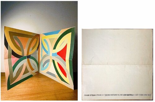 Frank Stella Opening, 1969 Exhibition Poster/Invitation, Leo Castelli Gallery NYC van Frank Stella, Afdruk te koop op Singulart