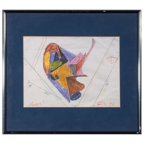 Untitled (Cheers) van Frank Stella, Werk op papier te koop op Singulart