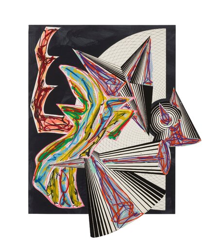 Then Came Death and Took the Butcher, from Illustrations After El Lissitzky's Had Gadya van Frank Stella, Afdruk te koop op Singulart
