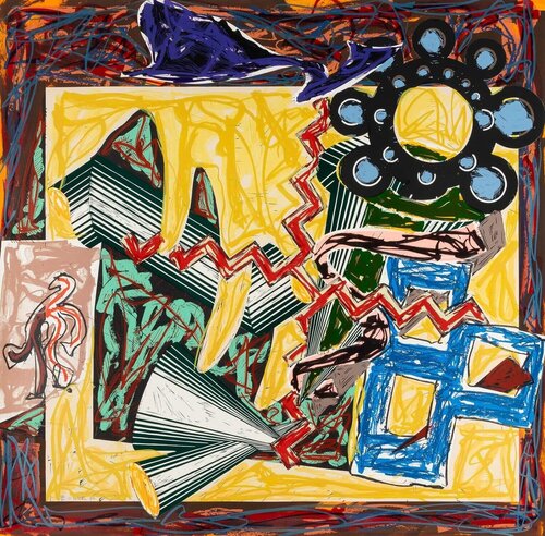 Then Came a Fire and Burnt the Stick (AXSOM 275) van Frank Stella, Afdruk te koop op Singulart