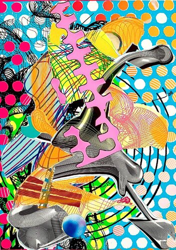 PRINCE OF HOHENFLIESS von Frank Stella, Druck kaufen auf Singulart