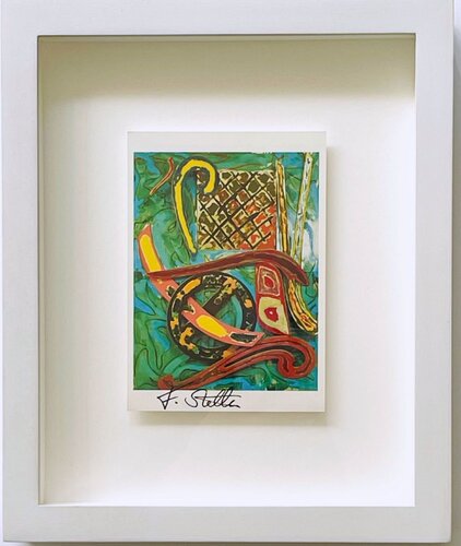 Art Card: Frank Stella - Brazilian Merganser (Hand signed by Frank Stella) par Frank Stella, Édition en vente sur Singulart