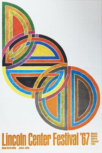 Lincoln Center Festival van Frank Stella, Afdruk te koop op Singulart