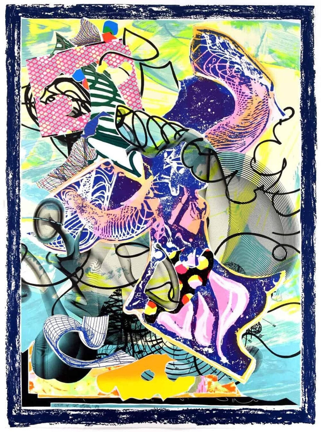 Nemrik Frank Stella Stampa in vendita