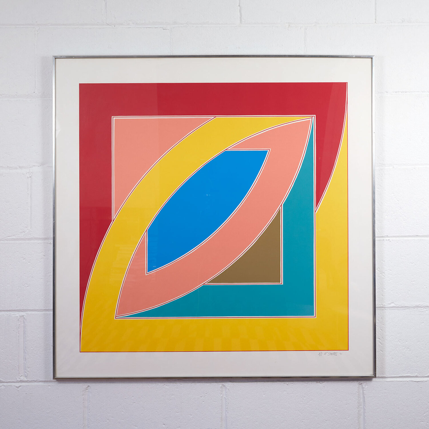 River of Ponds Frank Stella Stampa in vendita