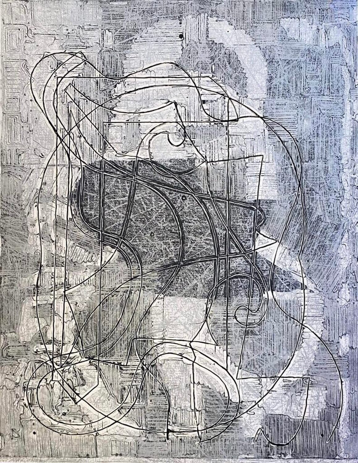 Imola Three, I (from the Circuits Series) Frank Stella Stampa in vendita