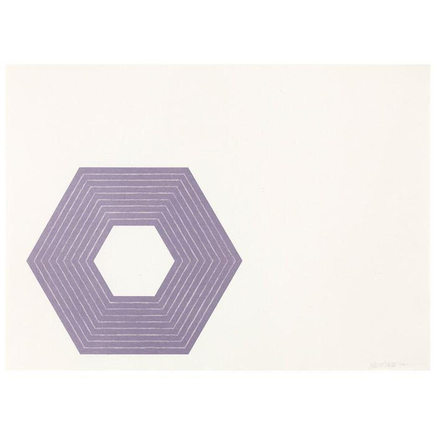 Purple Sidney Frank Stella Afdruk te koop