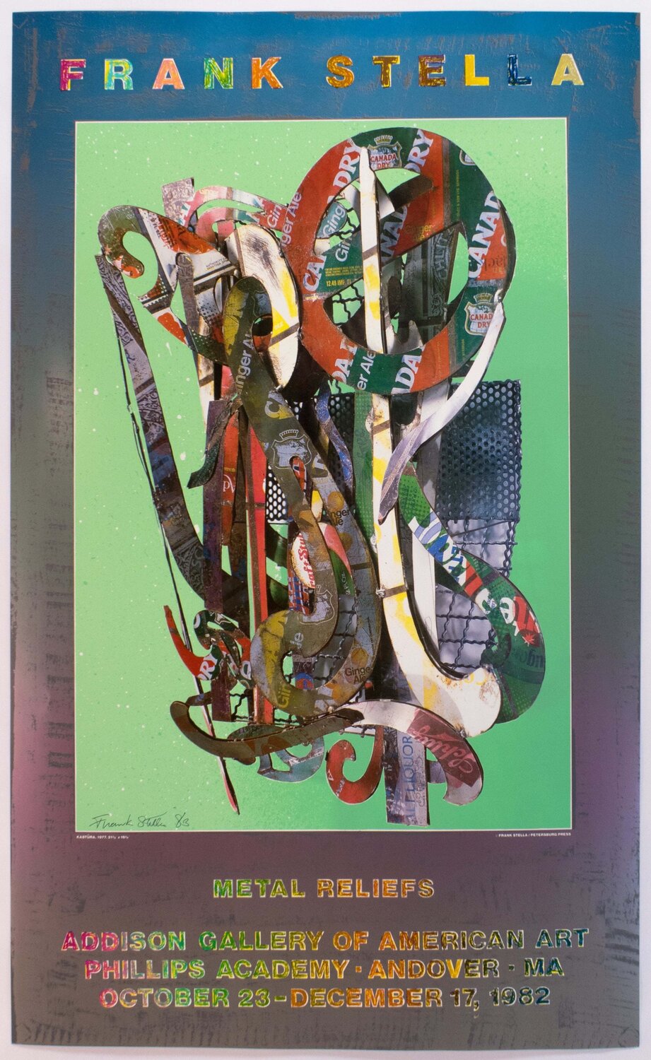 Addison Gallery, Andover 1982 (Signed) (Katsura 1977) Frank Stella Druck zu verkaufen