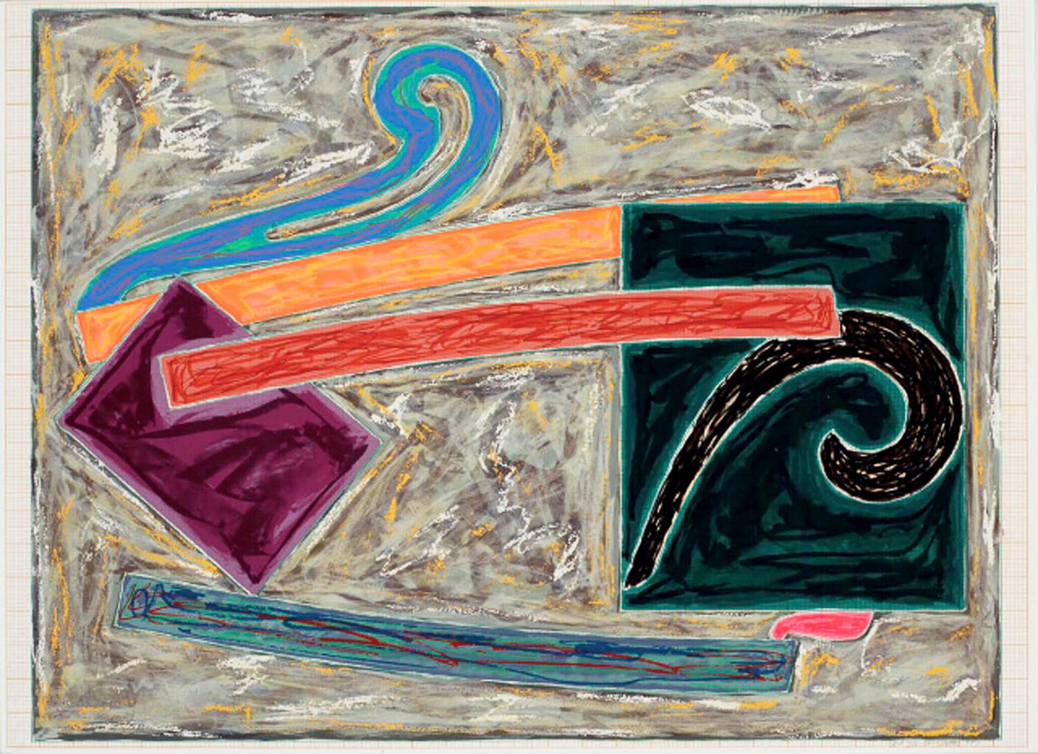 Inaccessible Island Rail from Exotic Bird Series Frank Stella Druck zu verkaufen