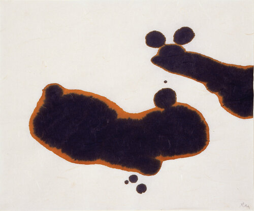 Lyric Suite: Bleeding Black No. 6 van Robert Motherwell, Werk op papier te koop op Singulart