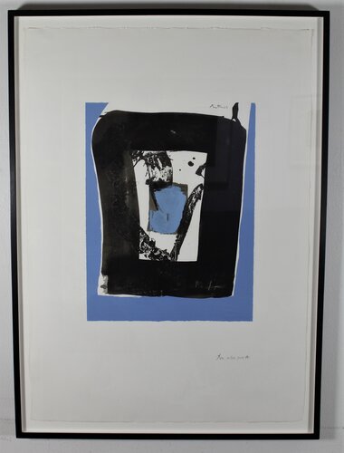 Basque Suite  #3   Black & Blue van Robert Motherwell, Afdruk te koop op Singulart