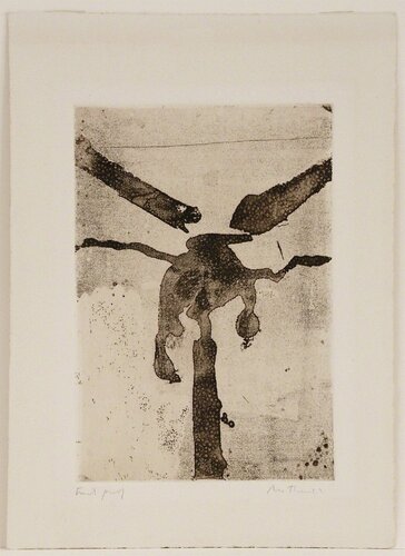 Paroles Peintes III (Unique) van Robert Motherwell, Afdruk te koop op Singulart