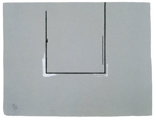 Gray Open with White Paint van Robert Motherwell, Afdruk te koop op Singulart