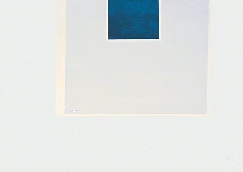 London Series II: Untitled (Blue/Pale Blue) di Robert Motherwell, Stampa in vendita su Singulart