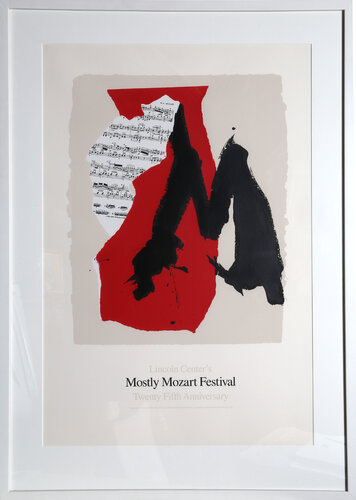 【中古】Robert Motherwell ROBERT MOTHERWELL RARE 1989 LITHOGRAPH PRINT EXHIBIT POSTER