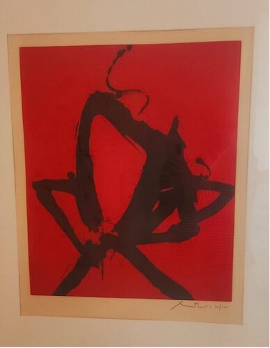Red Sea 1    Original Black and Red by Robert Motherwell, Print for Sale on Singulart