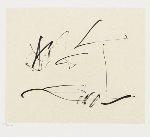 Untitled Lithograph from Octavio Paz by Robert Motherwell, Print for Sale on Singulart
