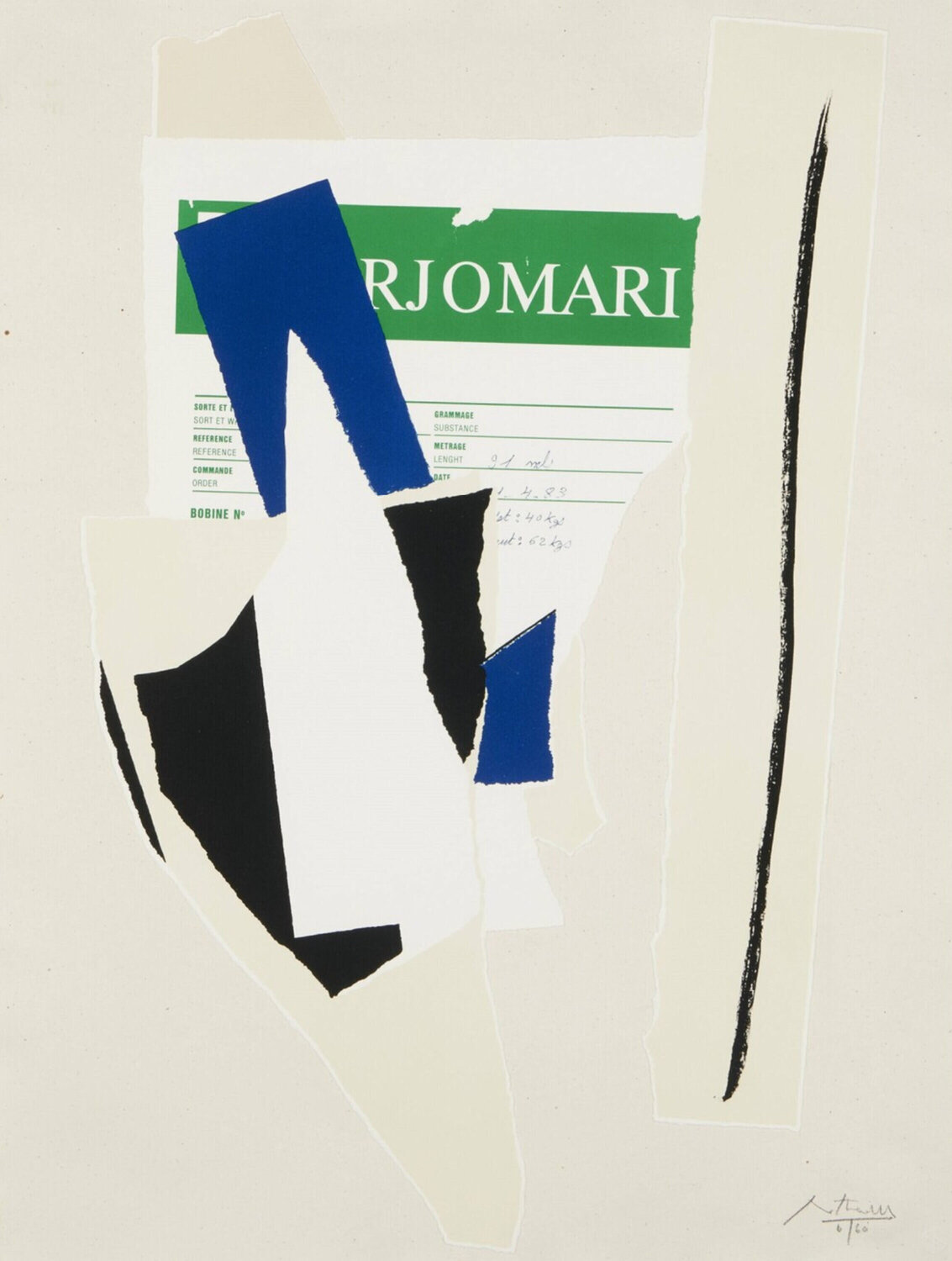 America-La France (Variation IX) Robert Motherwell Druck zu verkaufen
