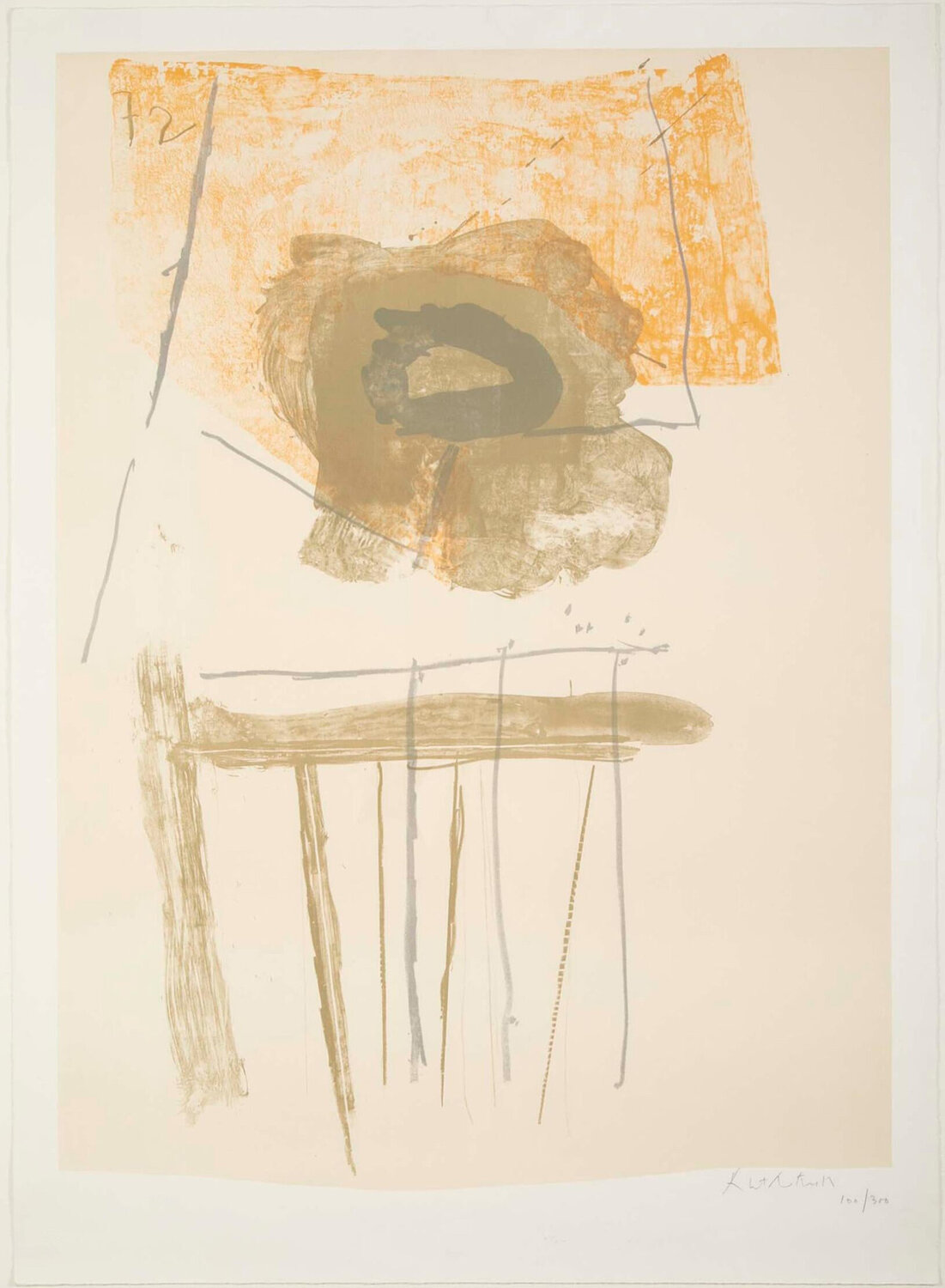Chair Robert Motherwell Work on Paper for sale
