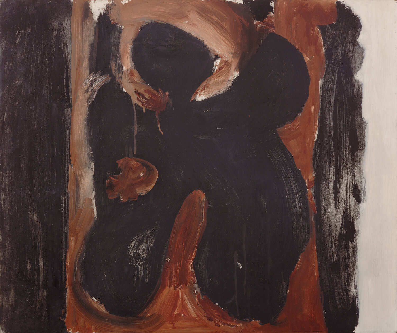 Black Leaves Robert Motherwell Origineel schilderij te koop