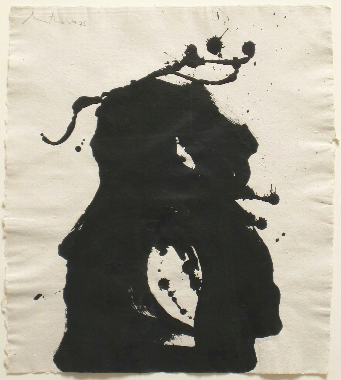 Gesture Paper Painting No. 12 Robert Motherwell Originalgemälde zu verkaufen