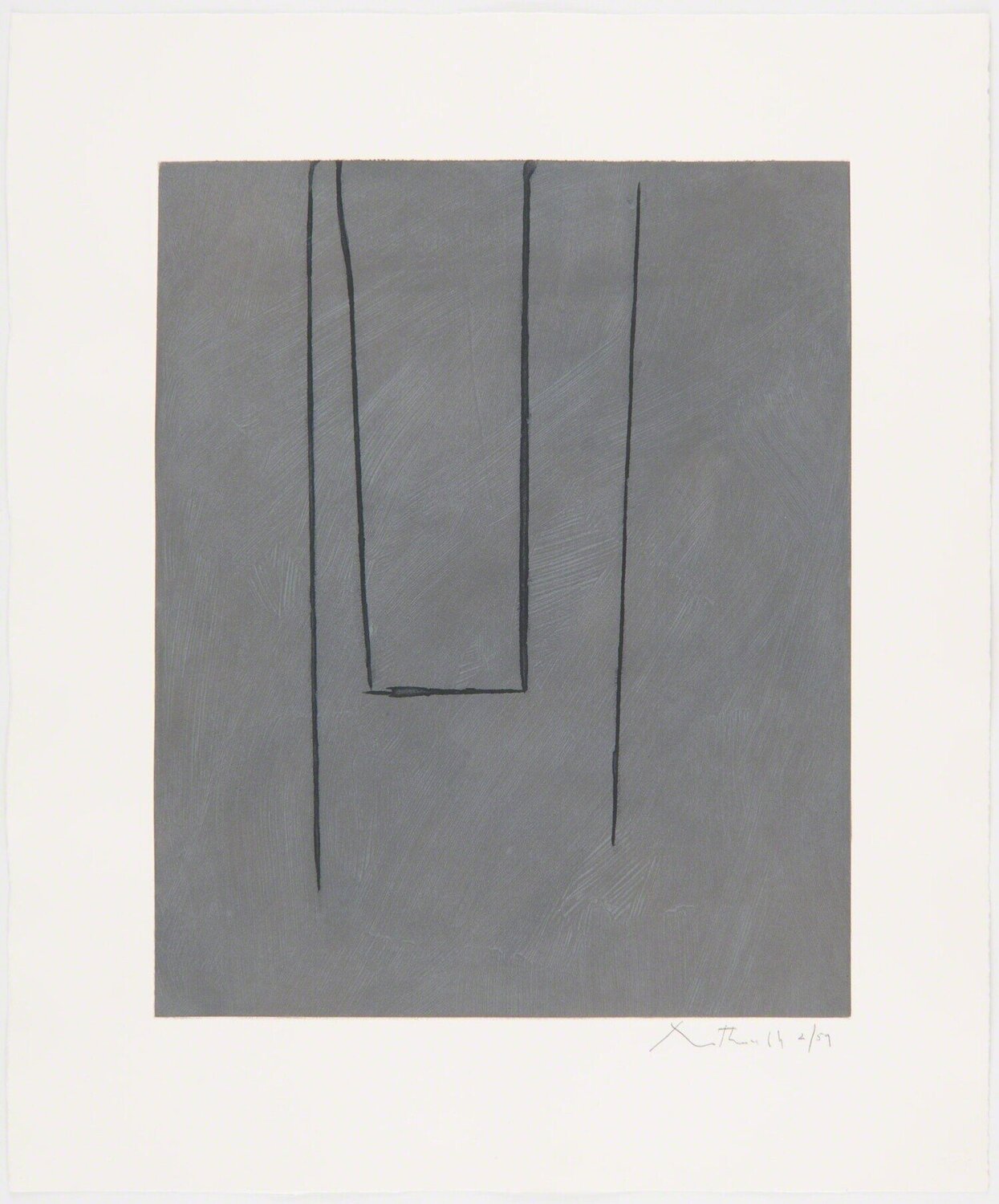 Slate Gray Pintura Robert Motherwell Stampa in vendita