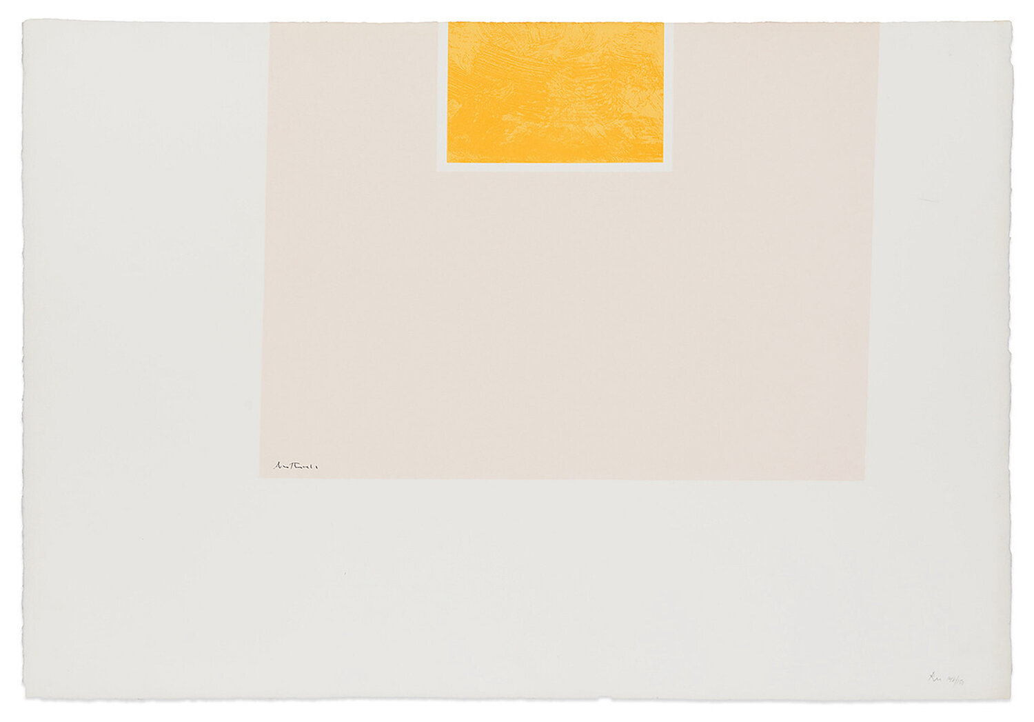 London Series II: Untitled (Orange/Pink) Robert Motherwell Druck zu verkaufen