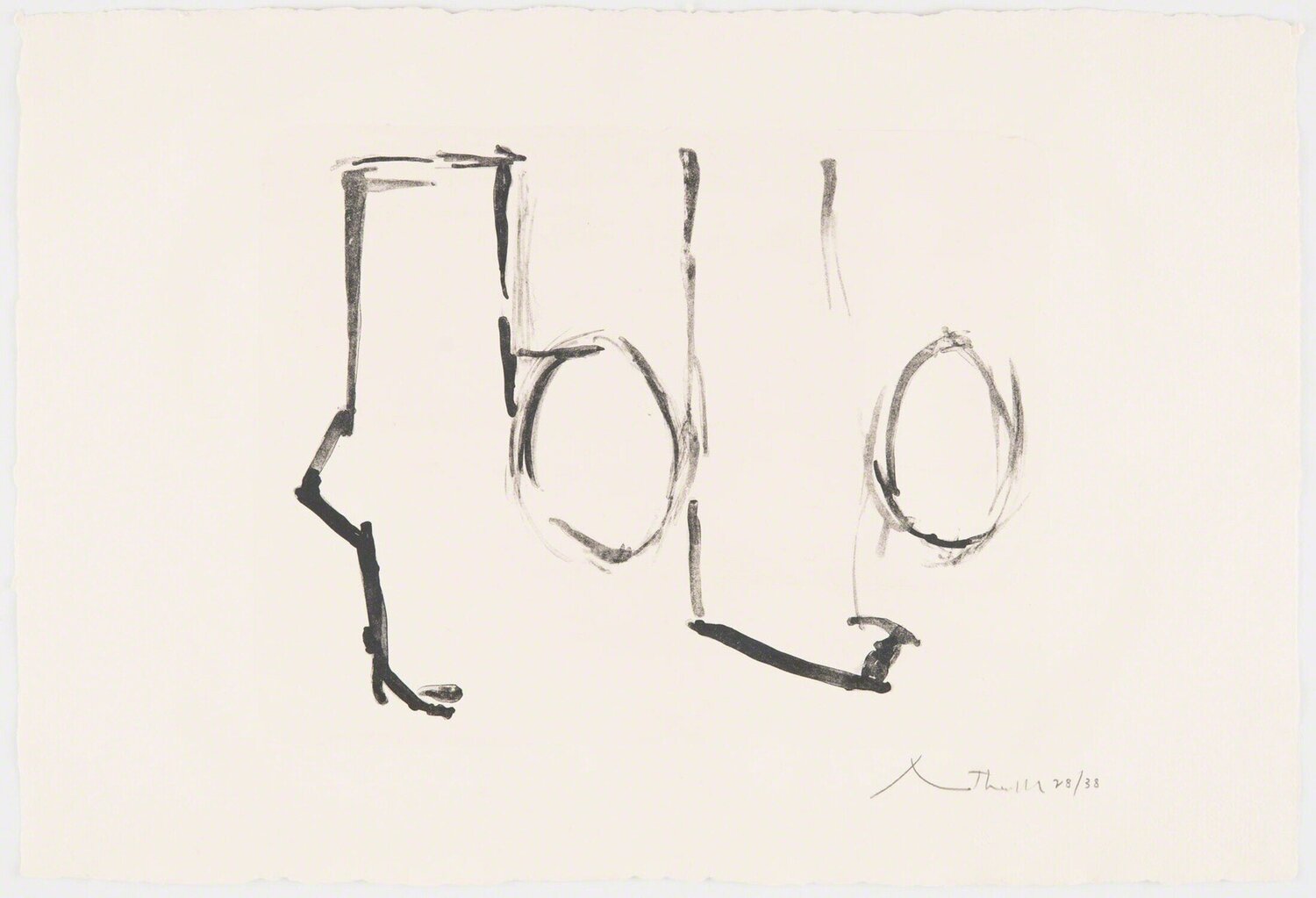 Spanish Elegy II Robert Motherwell Stampa in vendita