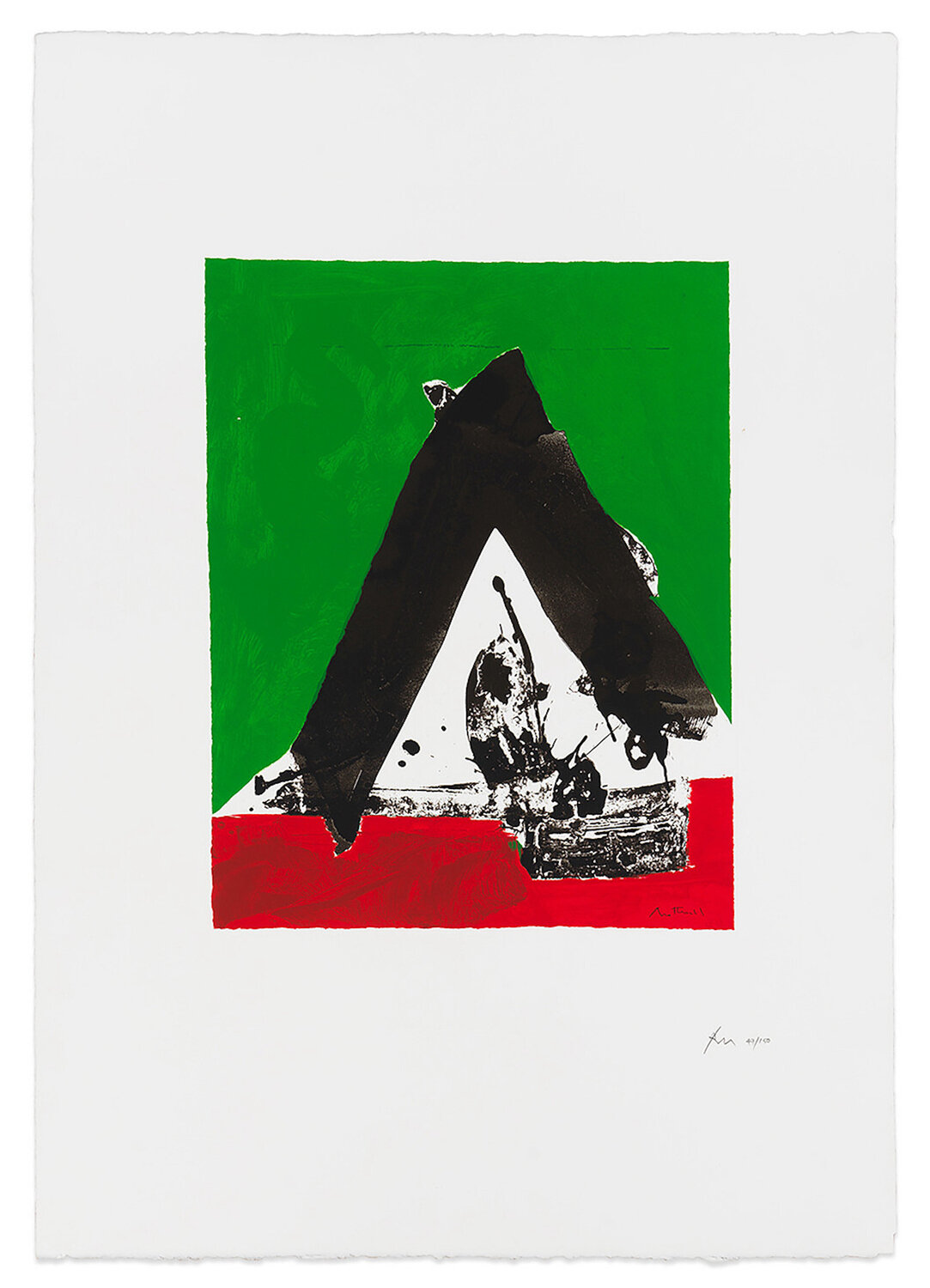 The Basque Suite: Untitled (ref. 84) Robert Motherwell Afdruk te koop