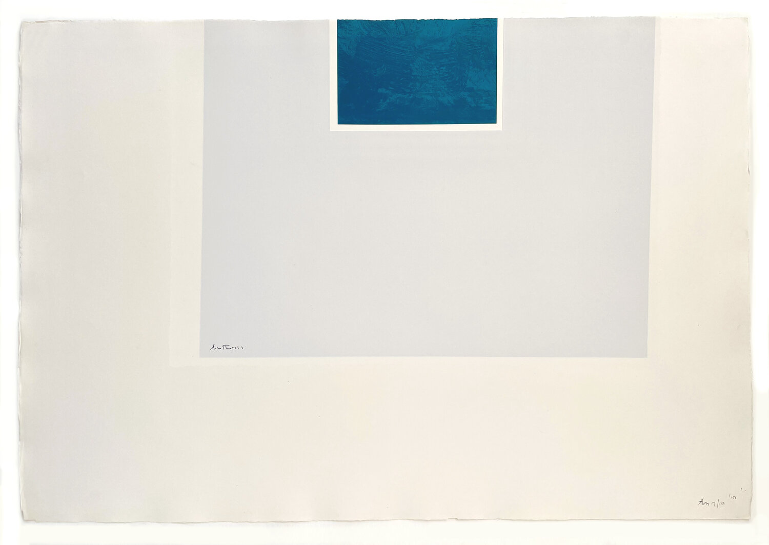 London Series II: Untitled (Blue/Pale Blue) Robert Motherwell Stampa in vendita
