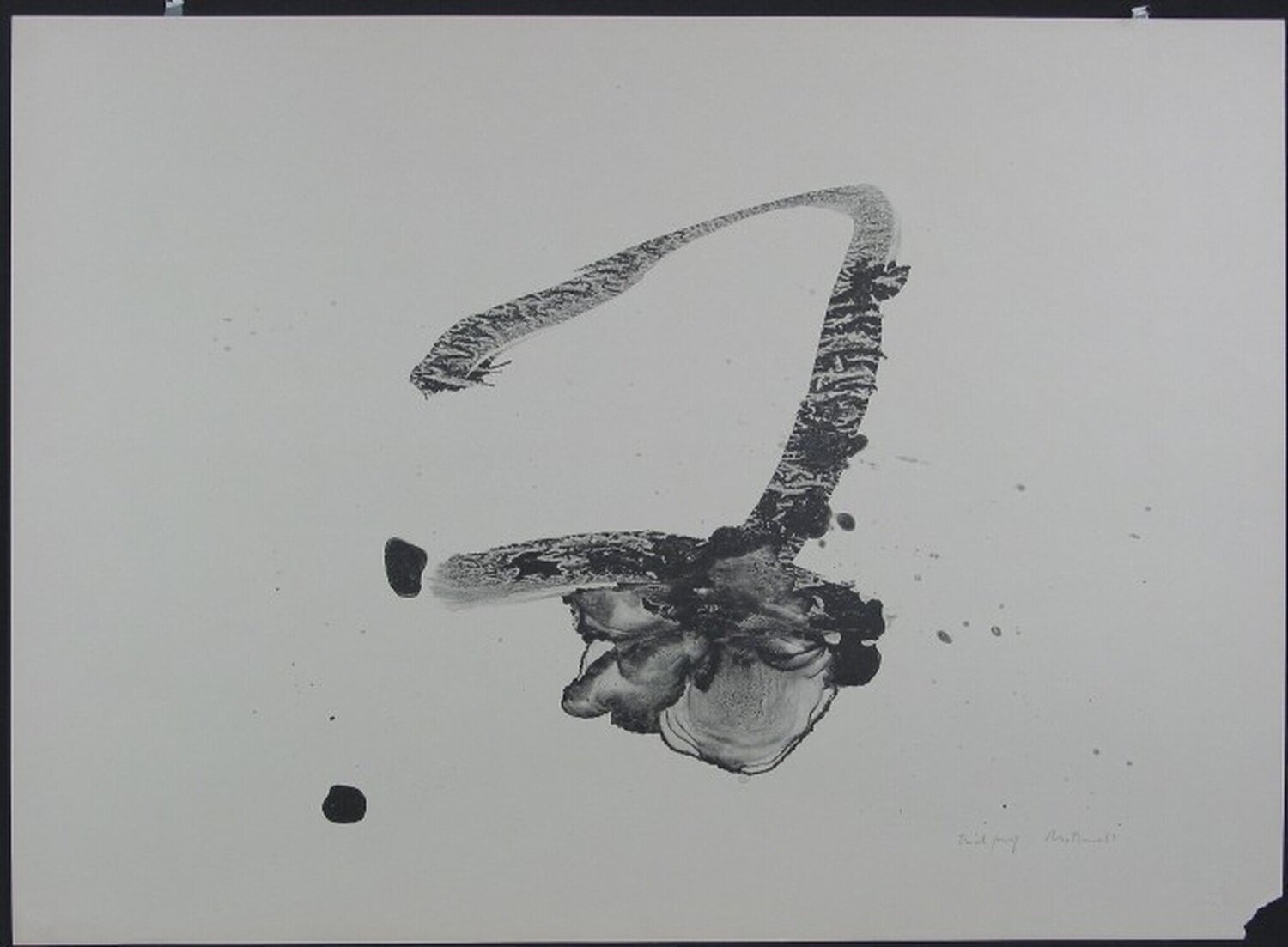Calligraphy Robert Motherwell Afdruk te koop