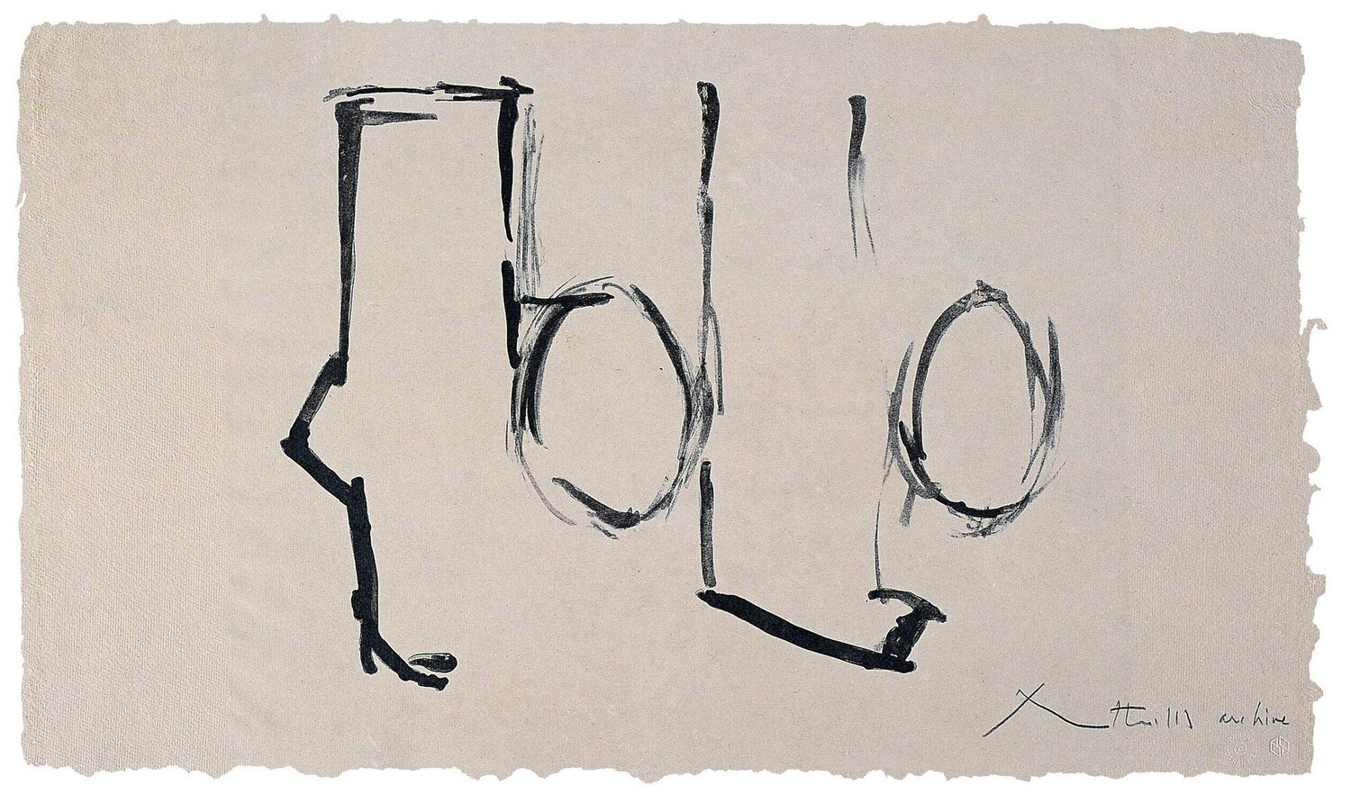 Spanish Elegy I Robert Motherwell Stampa in vendita