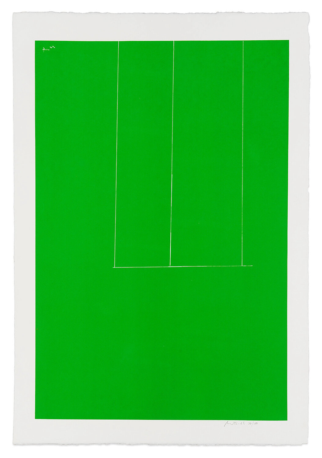 London Series I: Untitled (Green) Robert Motherwell Druck zu verkaufen