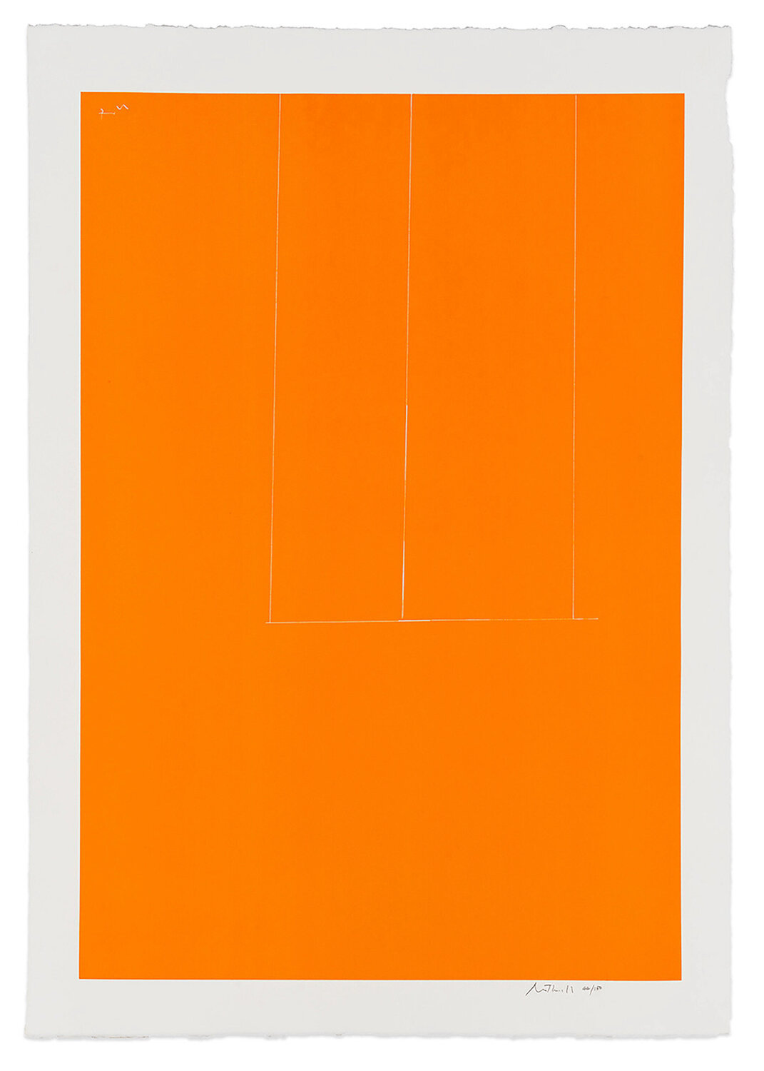 London Series I: Untitled (Orange) Robert Motherwell Druck zu verkaufen