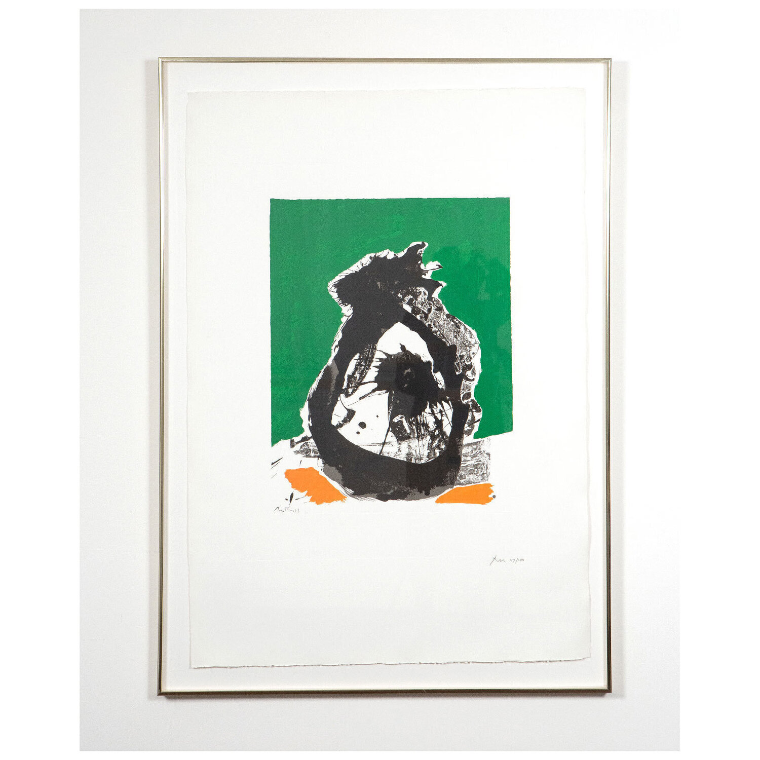 The Basque Suite #2, Untitled B Robert Motherwell Print for sale