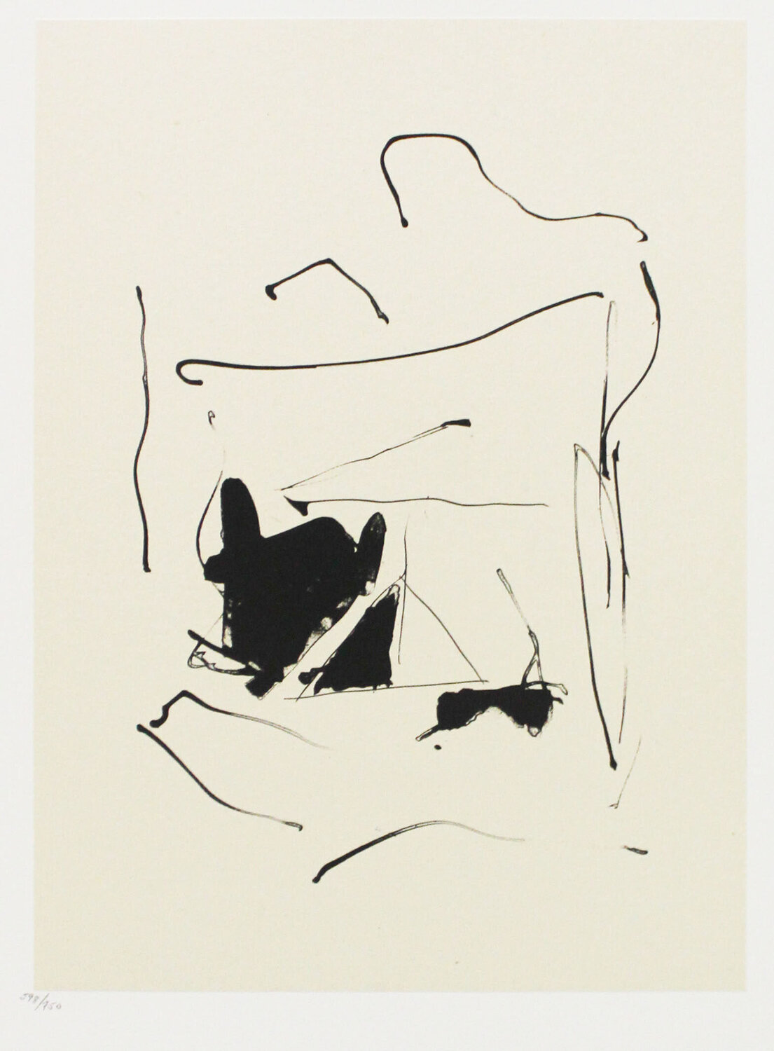 Untitled Lithograph from Octavio Paz Robert Motherwell Stampa in vendita