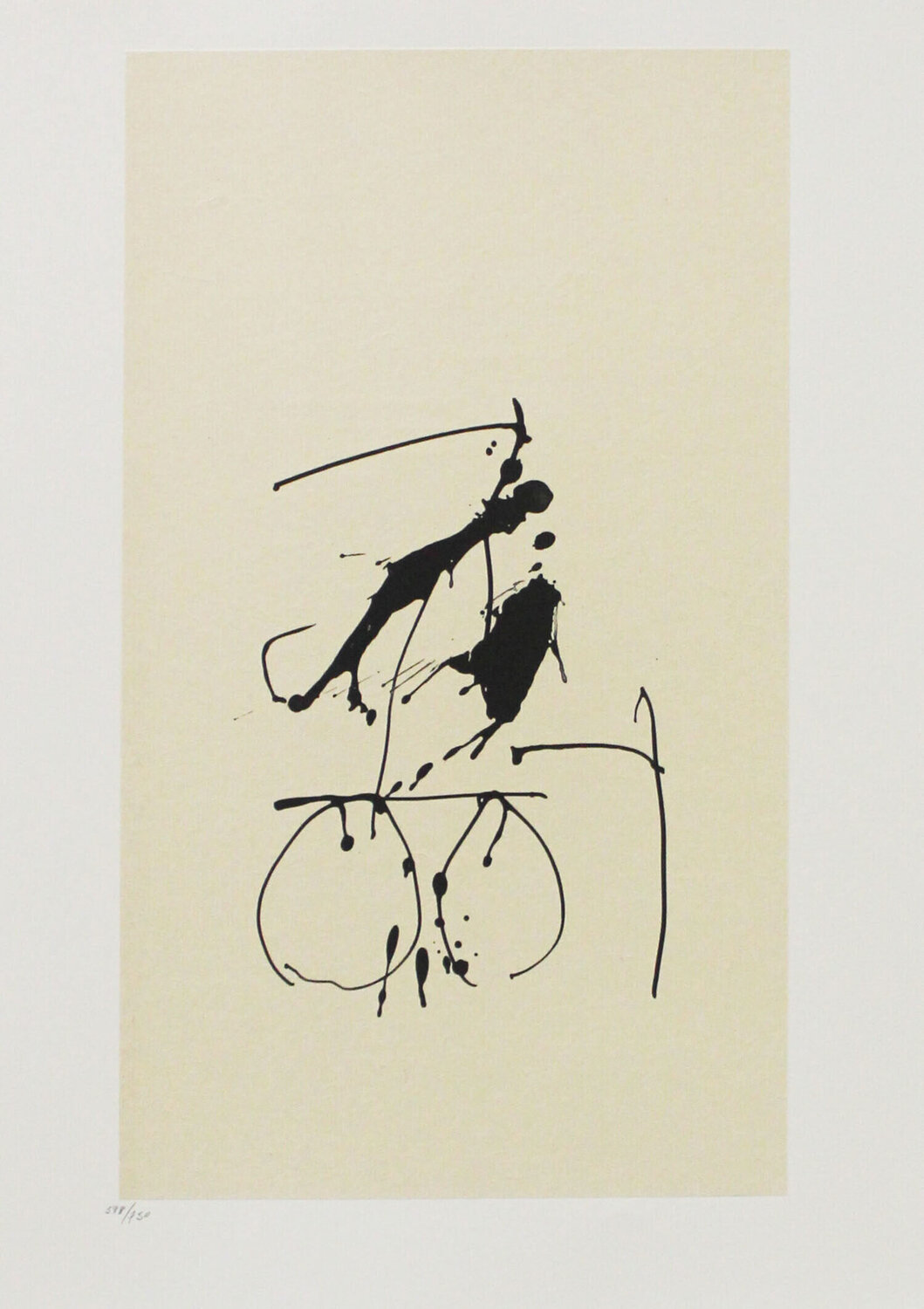 Untitled Lithograph from Octavio Paz Robert Motherwell Stampa in vendita