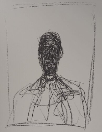 Portrait d'homme di Alberto Giacometti, Stampa in vendita su Singulart