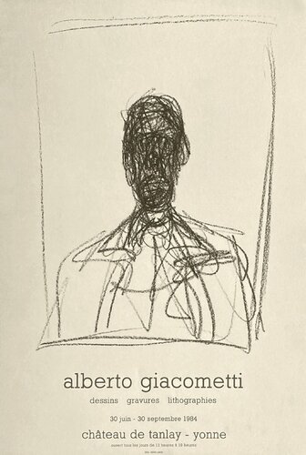 Expo 84 - Château de Tanlay von Alberto Giacometti, Druck kaufen auf Singulart