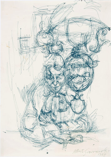 Dans le salon à Stampa di Alberto Giacometti, Opera su carta in vendita su Singulart