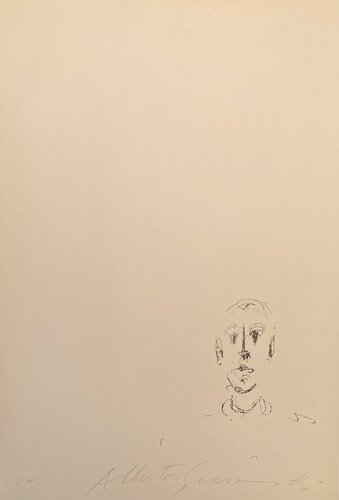 Tête d'homme I di Alberto Giacometti, Stampa in vendita su Singulart