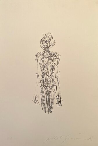 Femme nue Debout IV - signed van Alberto Giacometti, Afdruk te koop op Singulart