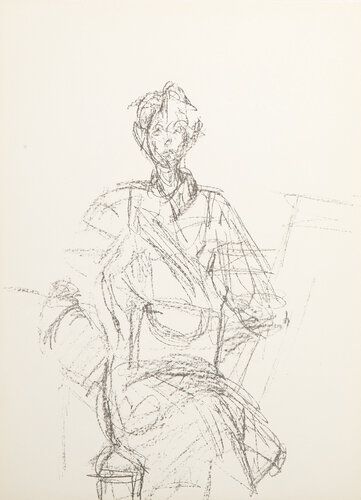 Figure Study from Derriere Le Miroir no. 127 de Alberto Giacometti, Impresión a la venta en Singulart