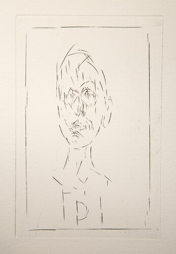 Histoire de rats (Self Portrait III) van Alberto Giacometti, Afdruk te koop op Singulart