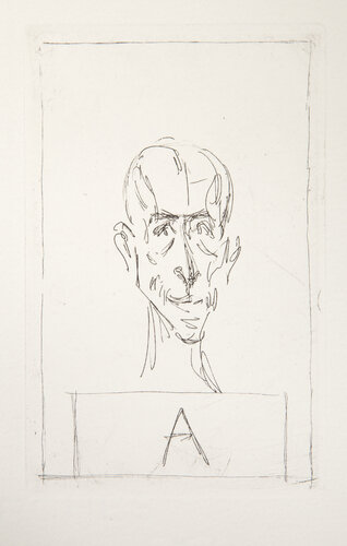 Histoire de rats (Alexandre Kojève II) van Alberto Giacometti, Afdruk te koop op Singulart